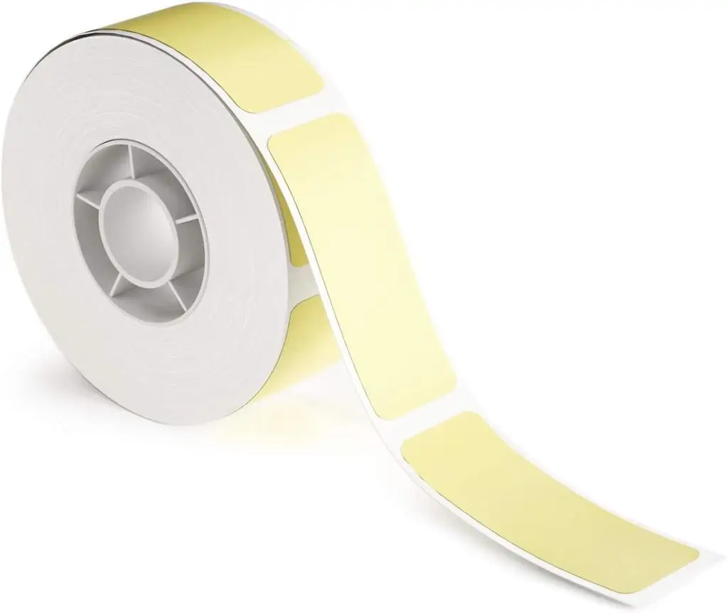NiiMbot D11 Çok Amaçlı Etiket 12x40mm PARLAK SARI (T12*40-155BRIGHT YELLOW)